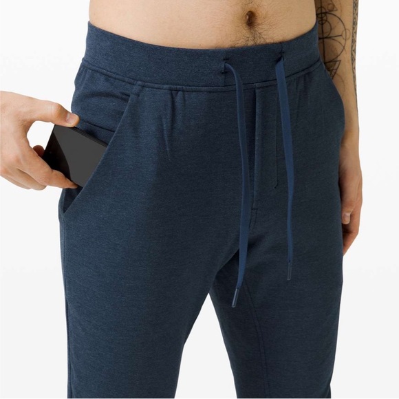 Lululemon City Sweat Pant Slim Heathered True Navy Size Small - Picture 2 of 12